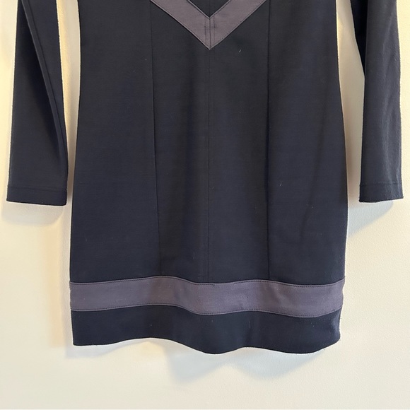 Birds of North America Purple Mini Long Sleeve Jersey Dress Size 2 - Picture 4 of 13